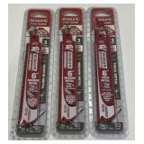 (3) 3 packs 6ï¿½ï¿½ blades
