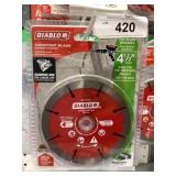 4 1/2ï¿½ï¿½ diamond tuckpoint blade