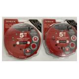 Diablo 5" sanding discs 60 grit
