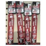 4 Sawzall 6" Thick Metal Blade, all one $