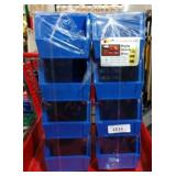 2 lots of 4 Blue Bins. 2x$
