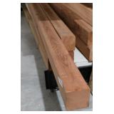 (4) Cedar 3x3x8 ft posts
