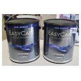 2 gallons satin exterior premium finish paint and