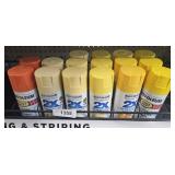 MISC YELLOW/ORANGE SPRAY PAINT
