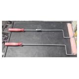 2 LONG HANDLED 6" MINI PAINT ROLLER