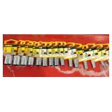 3/8 and 1/4-in sockets