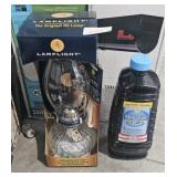 GLASS OIL LAMP & LAMP OIL