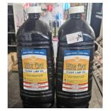 2 LARGE PARAFFIN LAMP OIL