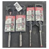4 HAMMER BITS