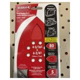 Diablo detail Sanding sheets 80 grit