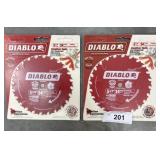 (2) Diablo 5 3/8 reduced vibration stabilizer