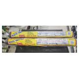 (2) 10 x 25ï¿½ plastic sheeting rolls