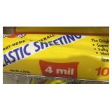 (2) 10 x 25ï¿½ clear plastic sheeting rolls