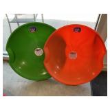 2 saucer sleds