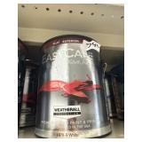 2 gallon flat exterior premium finish paint and
