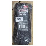 6 pairs brown jersey, true grip, large gloves