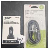 USB CAR CHARGER & CABLE