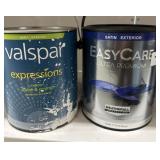 2 gallons exterior satin paint
