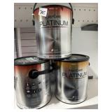 3 gallons interior flat paint & primer