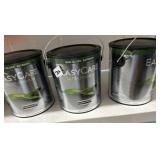 3 gallons semi gloss exterior paint