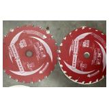 (2) 6-1/2in x24theeth ultra thin framing blade 2x$