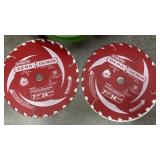 (2) 7 1/4 x 24 teeth, framing demolition blade