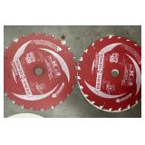 (2) 6-1/2in x24theeth ultra thin framing blade 2x$