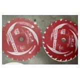 (2) 6-1/2in x24theeth ultra thin framing blade 2x$