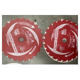 (2) 6-1/2in x24theeth ultra thin framing blade 2x$