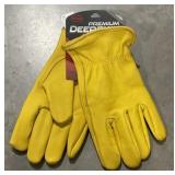 Large work, Hardware boss, leather gloves