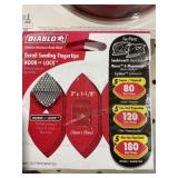 Diablo detail sanding fingertips assort. Grit 15