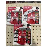 3 lots of one pk Diablo 5" sanding discs