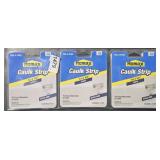 3 PACKAGES CAULK STRIP