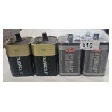4 6-VOLT BATTERIES