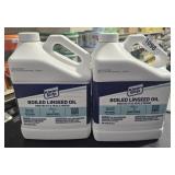 2 BOTTLES LINSEED OIL