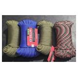 BOX OF MISC ROPES