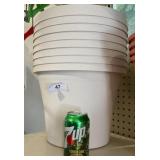 Plastic flowerpots- all for one money