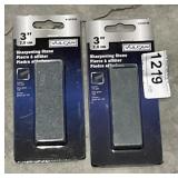 (2) 3 inch sharpening stones both for one money