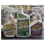 3 MISC REMOVERS/BRUSH CLEANER