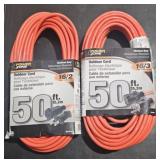 2 - 50FT EXTENTION CORDS