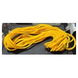 Heavy duty yellow nylon rope