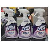 3 Lysol mold and mildew remover