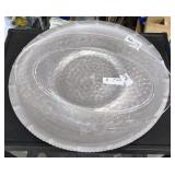 2 metal/plastic serving platters