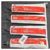 (4) 3M Scotch-Seal tamper proof white sealant