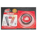 Polyimide film tape and j-b weld