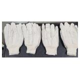 3 lots of 4 pair industrial work gloves