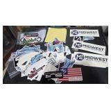 Bag of Stickers Relating to Guns and Ammo