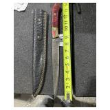 Domestic style knife with bone and resin handle