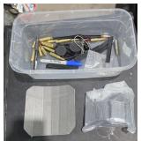 Metal plate and shrink tubes