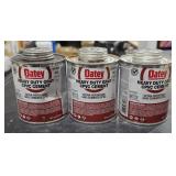 3 Oatey heavy duty gray CPVC cement